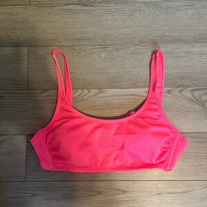 NWOT WILD FABLE PINK TIE BACK BIKINI TOP
